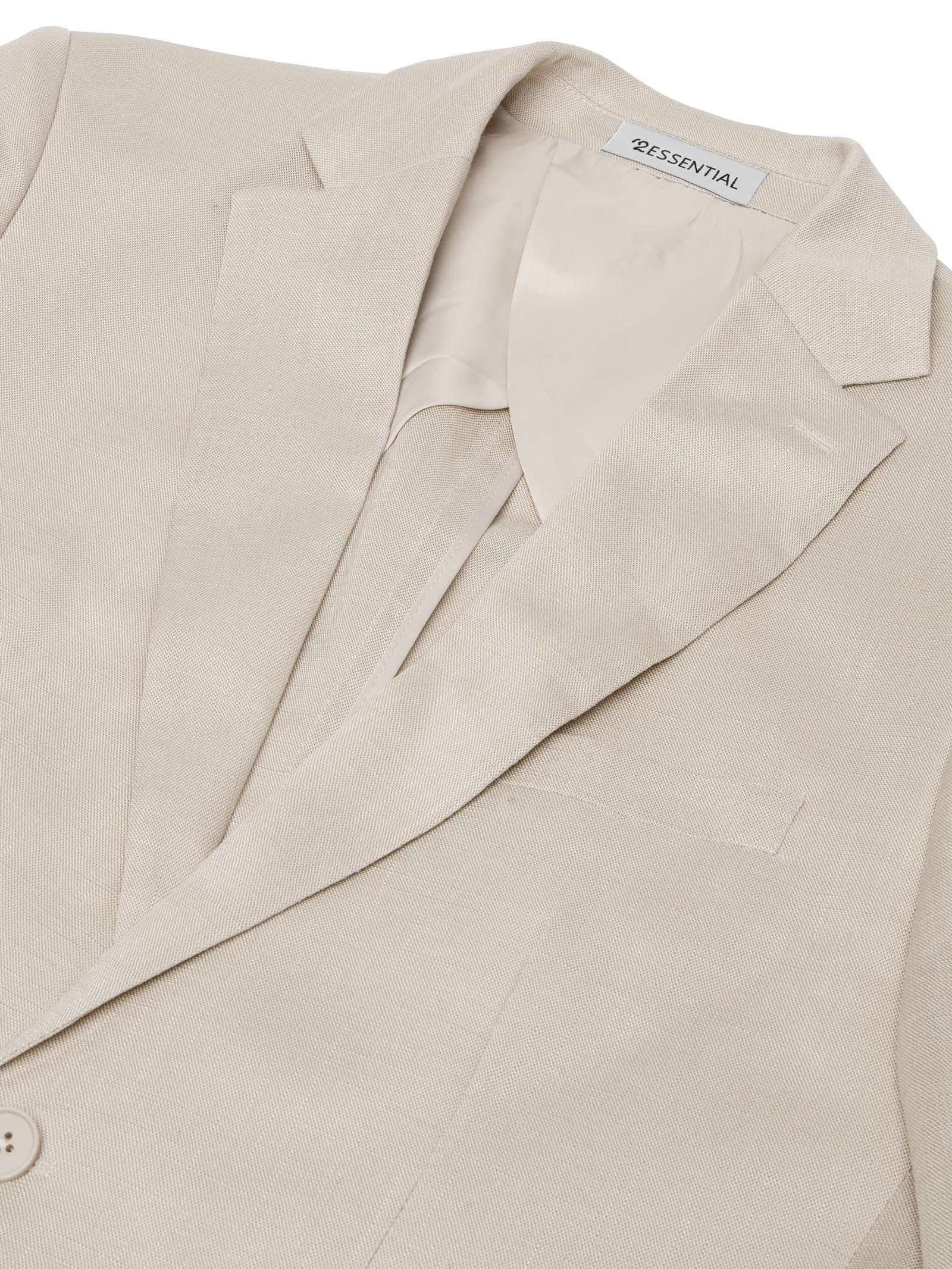 Costume Masculino Social Slim Bege '2 Essential