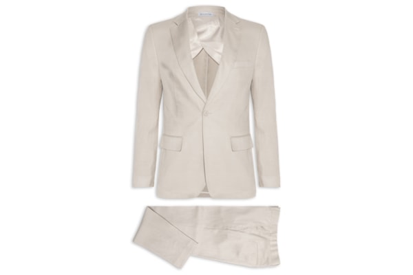 Costume Masculino Social Slim - Bege