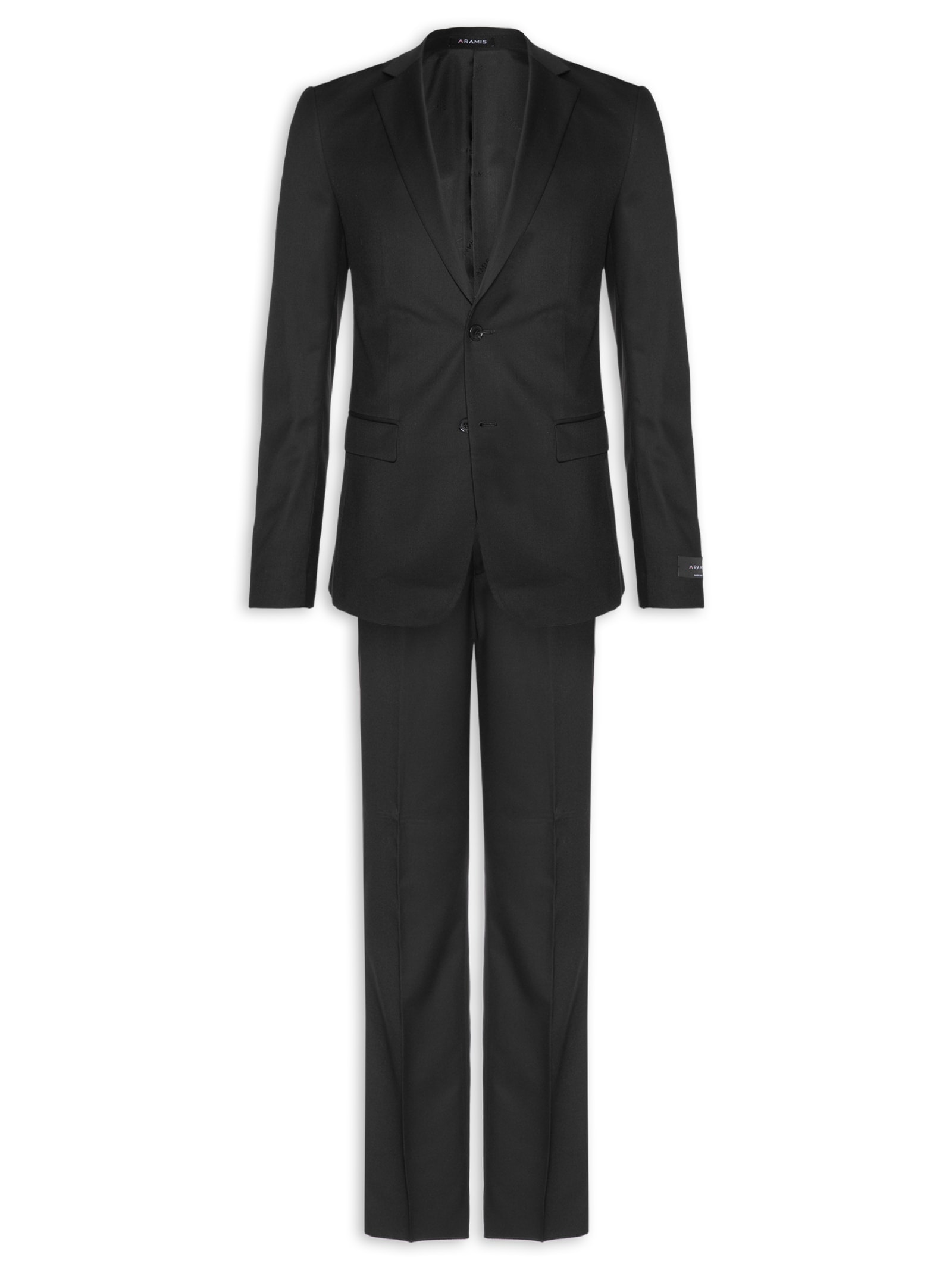 Costume Masculino Super Slim Fit Com Elastano Preto Aramis