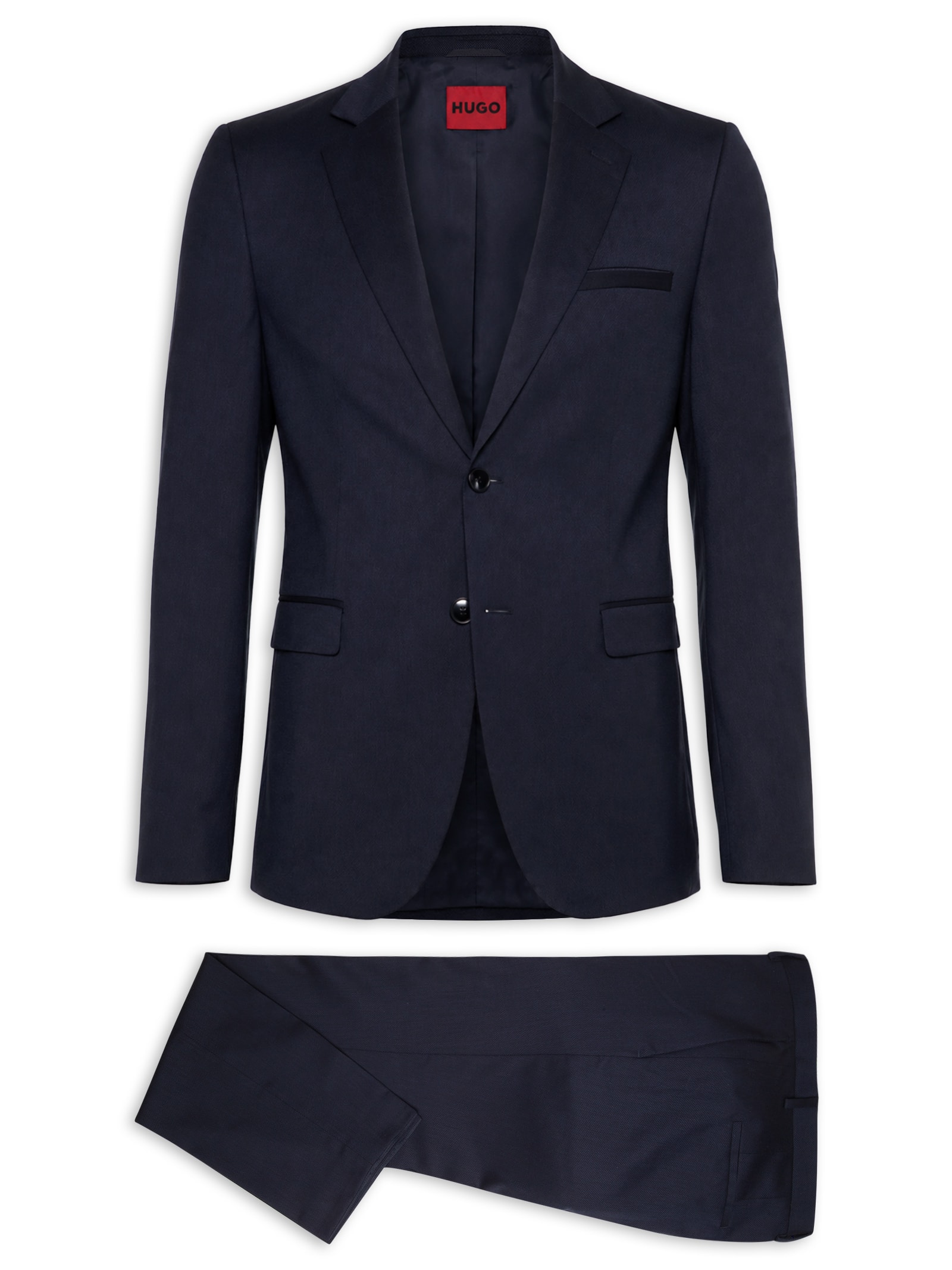 Costume Slim Masculino Arti-Hesten253X Azul Hugo