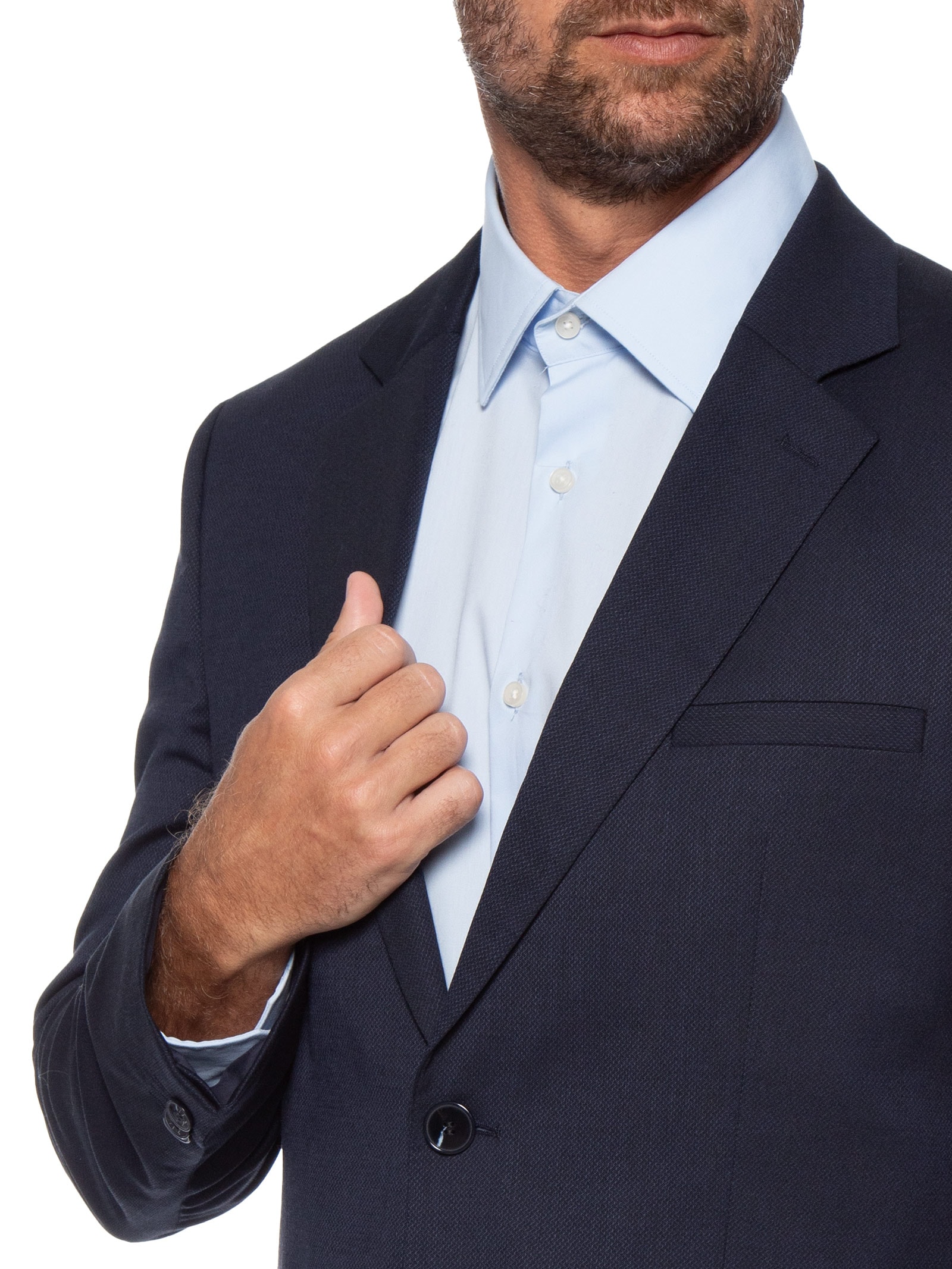 Costume Slim Masculino Arti-Hesten253X Azul Hugo