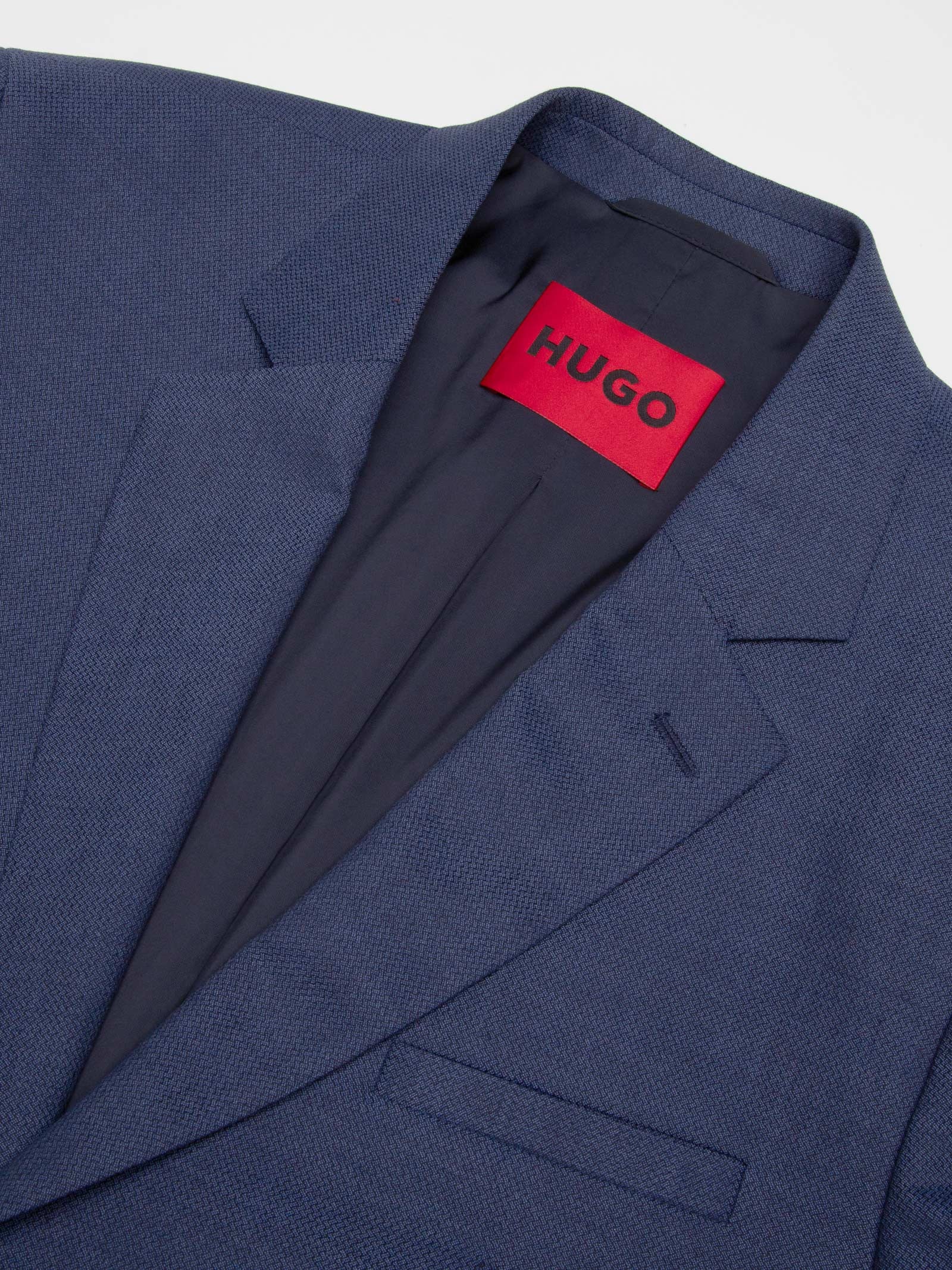 Costume Slim Masculino Arti-Hesten253X Azul Hugo