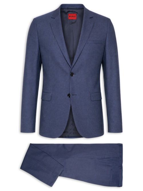 Costume Slim Masculino Arti-Hesten253X - Azul
