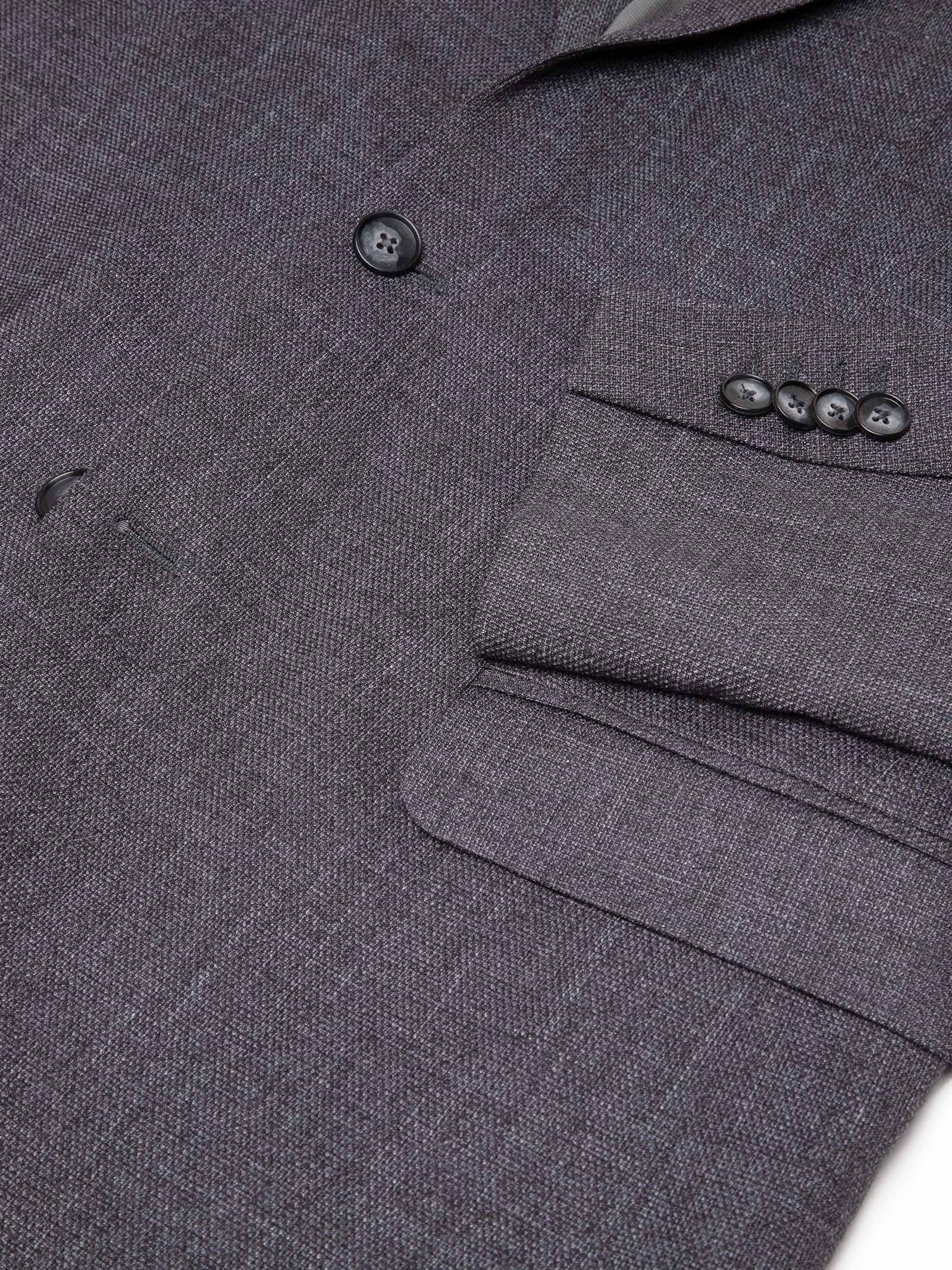 Costume Terno Masculino Falso Liso Cinza Oficina Reserva