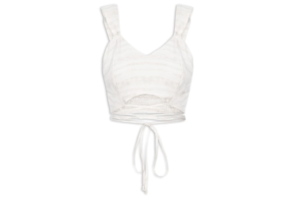 Cropped Detalhe Atado - Off White