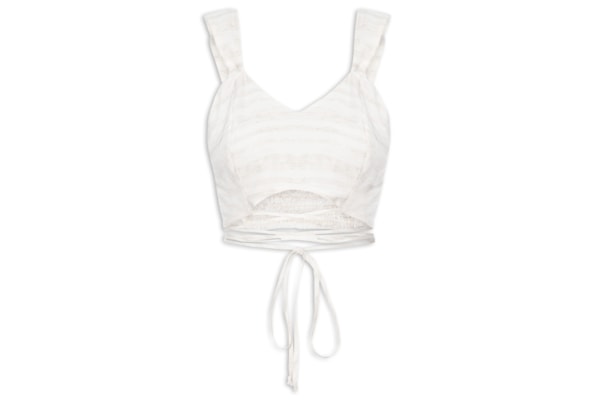 Cropped Detalhe Atado - Off White