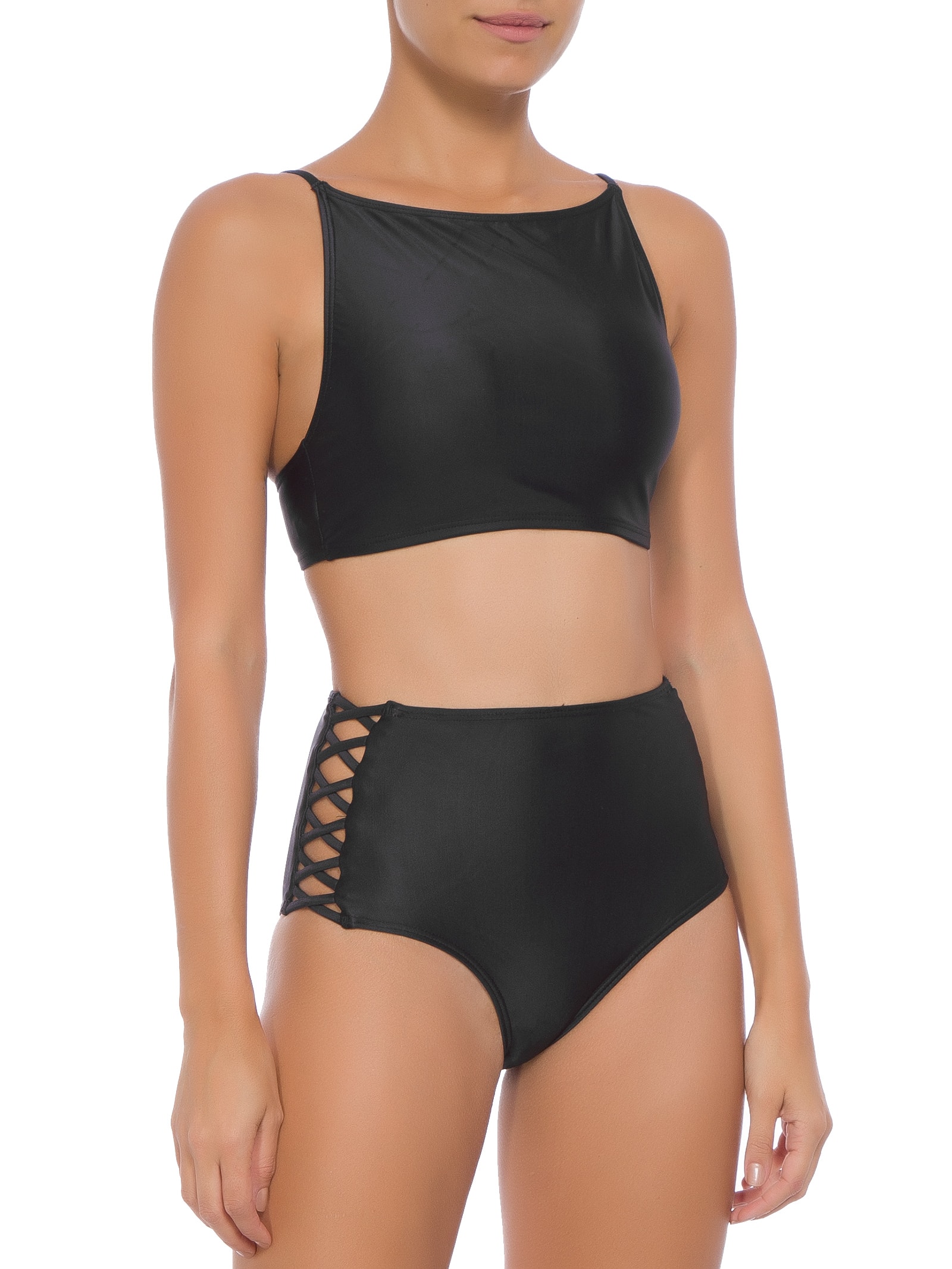 Cropped Preto Cia Marítima