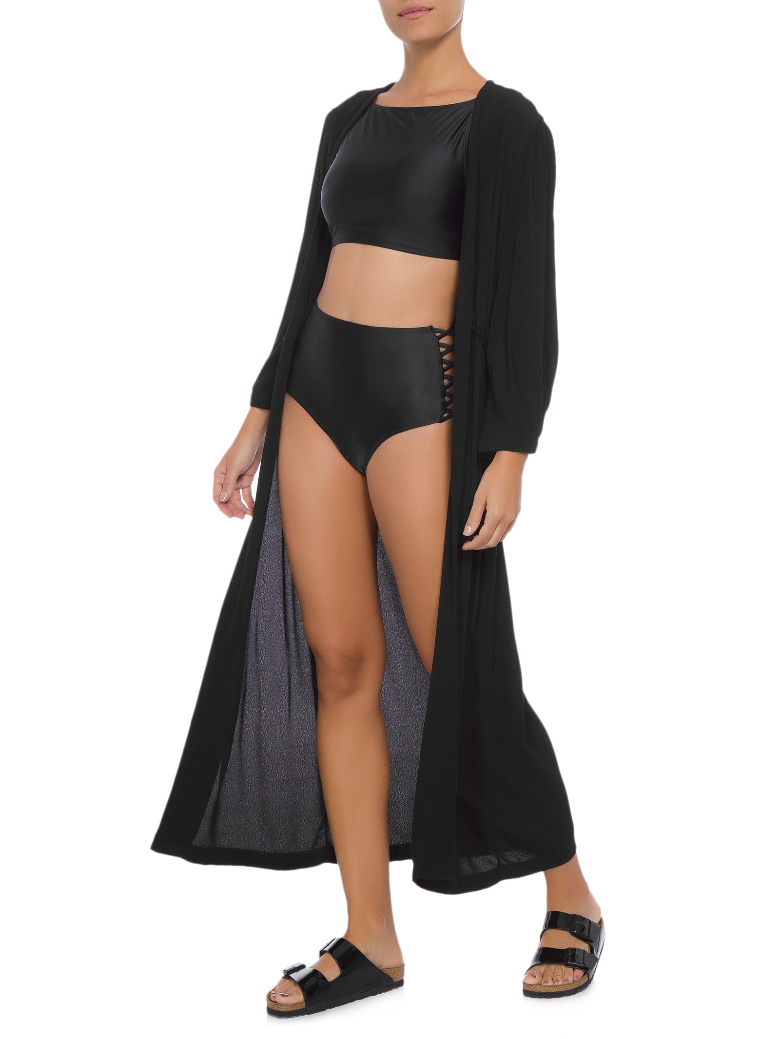 Cropped Preto Cia Marítima