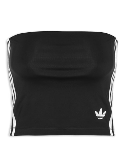 Cropped Tube Top 3s – Preto