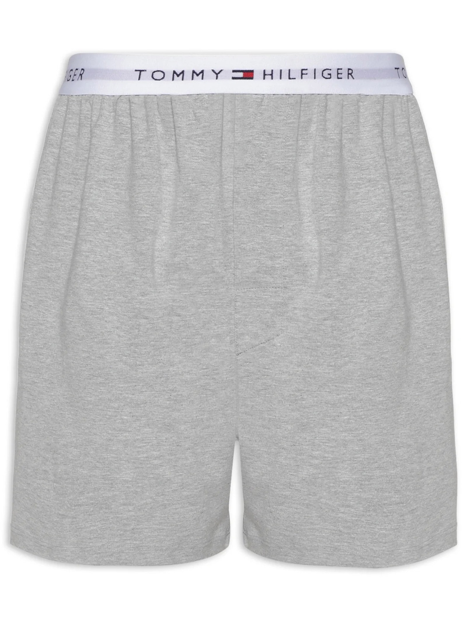 Cueca Basics Core Knit Interlock Athletic Box Cinza    Tommy Hilfiger