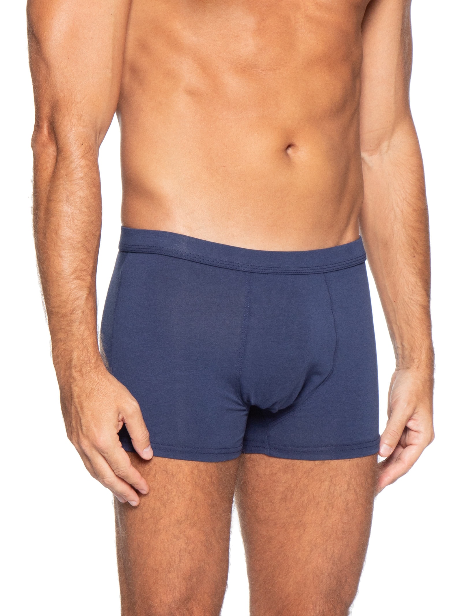 Cueca Box Algodão Azul Basiq Men