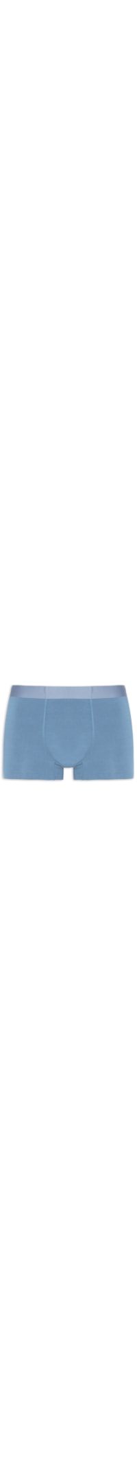 Cueca Box Modal Com Elastano - Azul