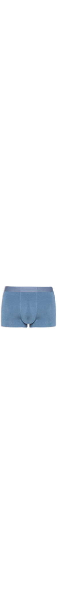 Cueca Box Modal Com Elastano - Azul