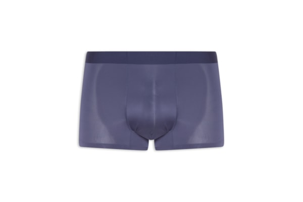 Cueca Box Sem Costura Poliamida - Azul