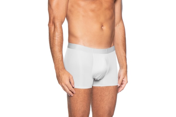 Cueca Box Sem Costura Poliamida - Cinza