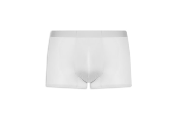 Cueca Box Sem Costura Poliamida - Cinza