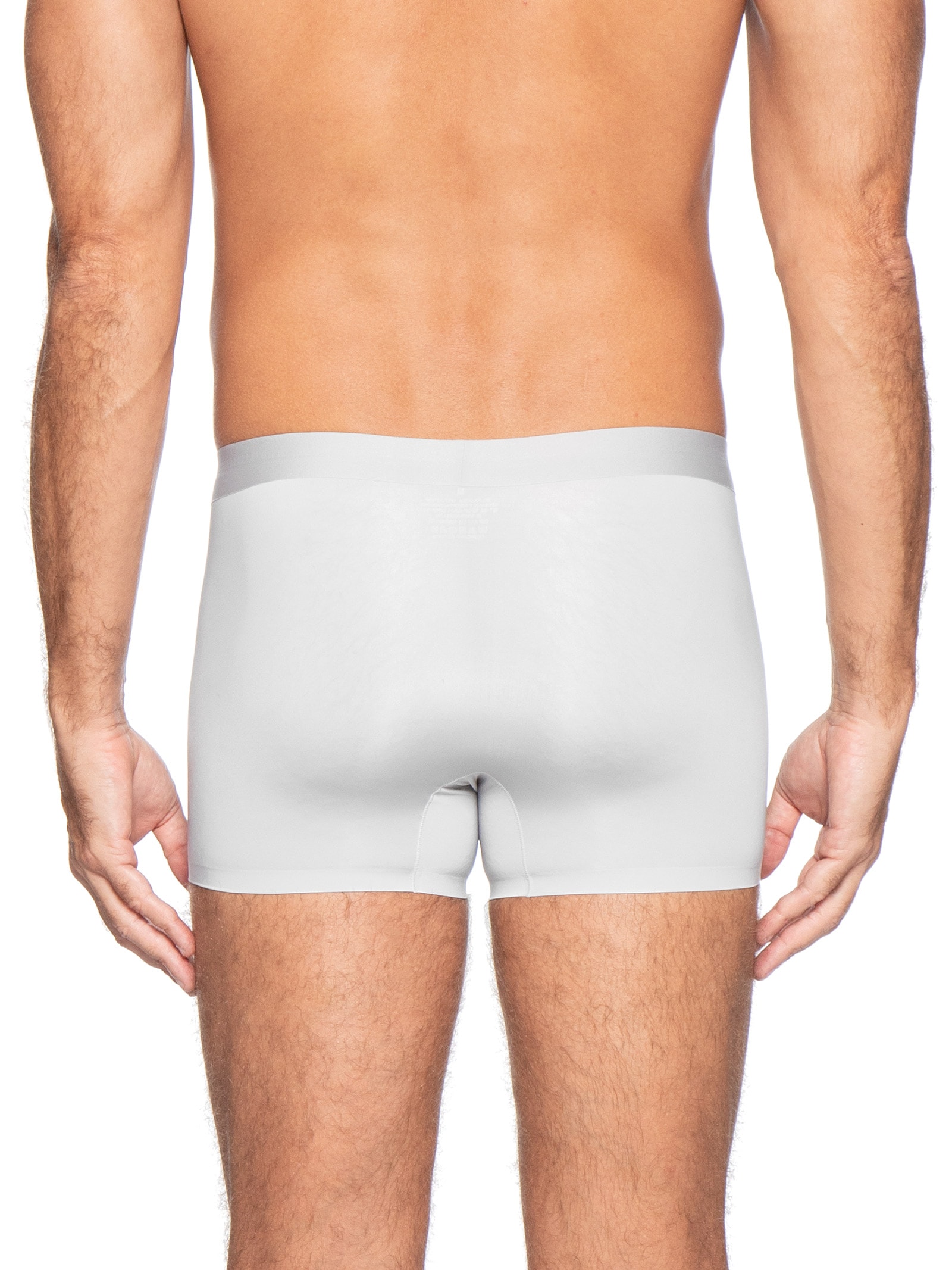 Cueca Box Sem Costura Poliamida Cinza Basiq Men