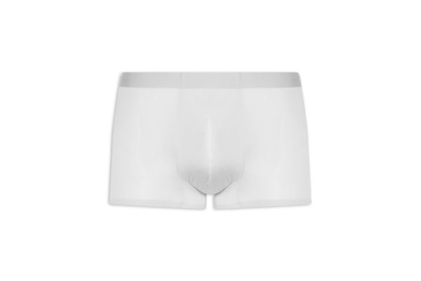 Cueca Box Sem Costura Poliamida - Cinza