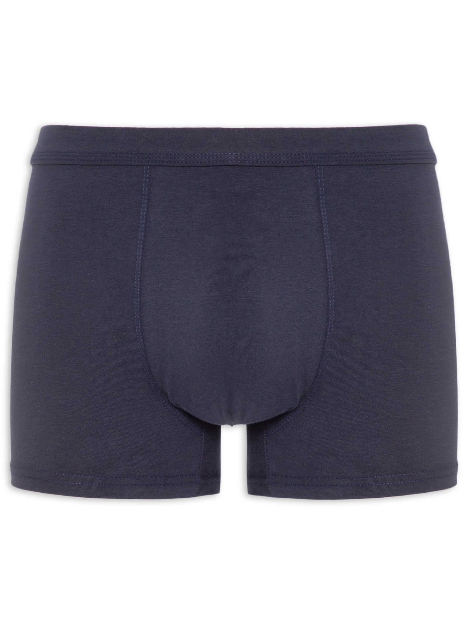 Cueca Boxer Algodão Azul Basiq Men