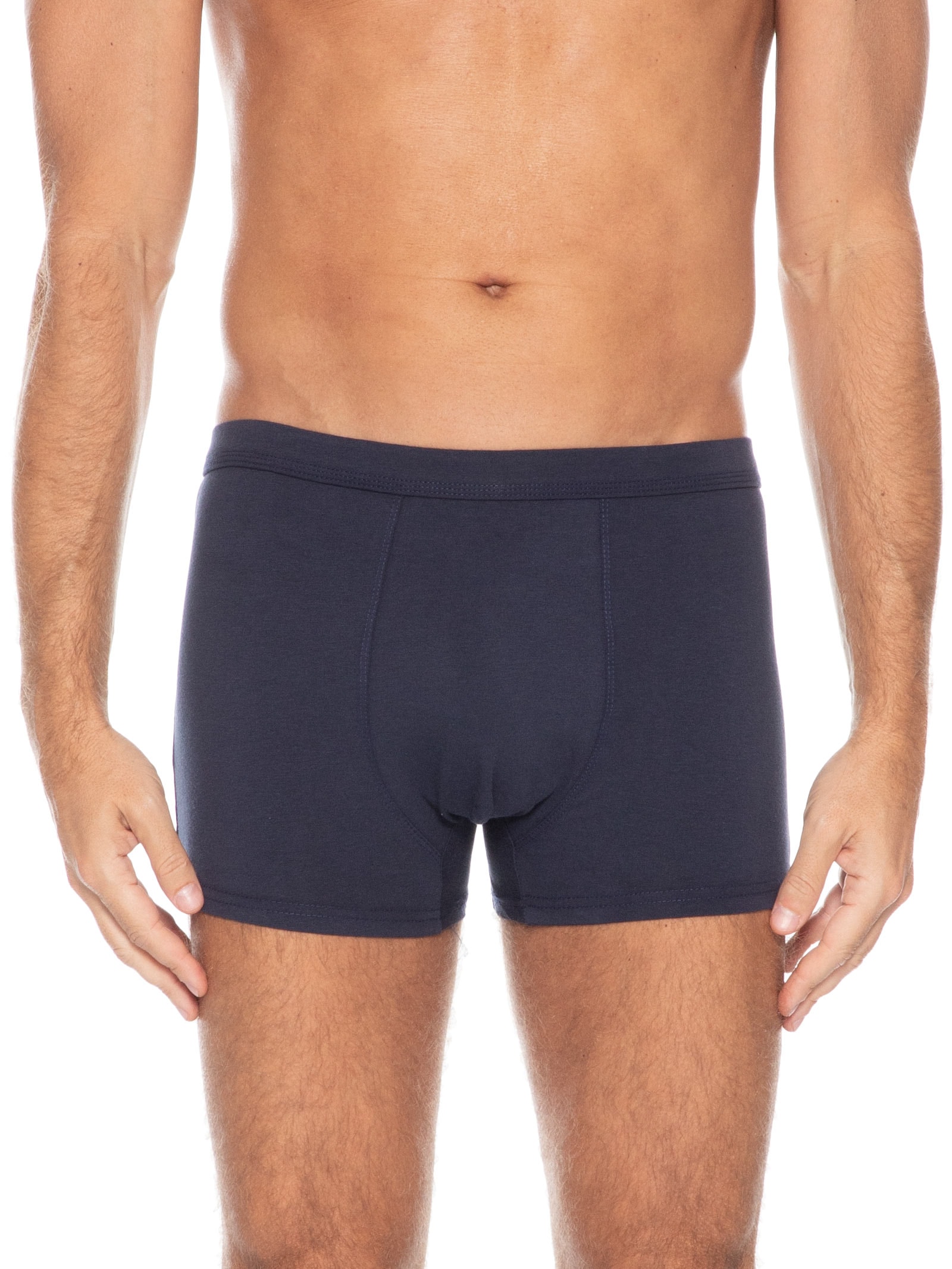 Cueca Boxer Algodão Azul Basiq Men