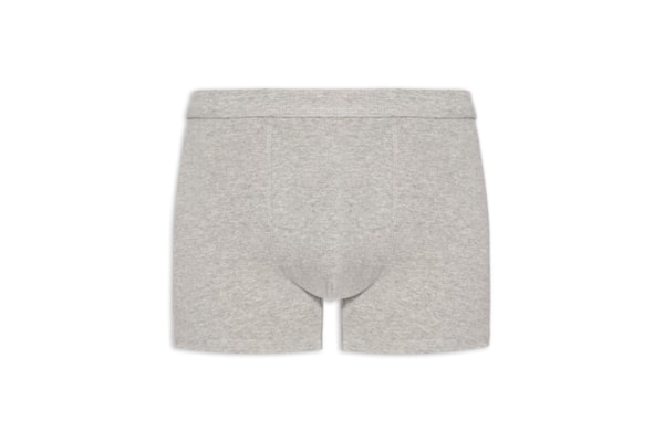 Cueca Boxer Algodão - Cinza