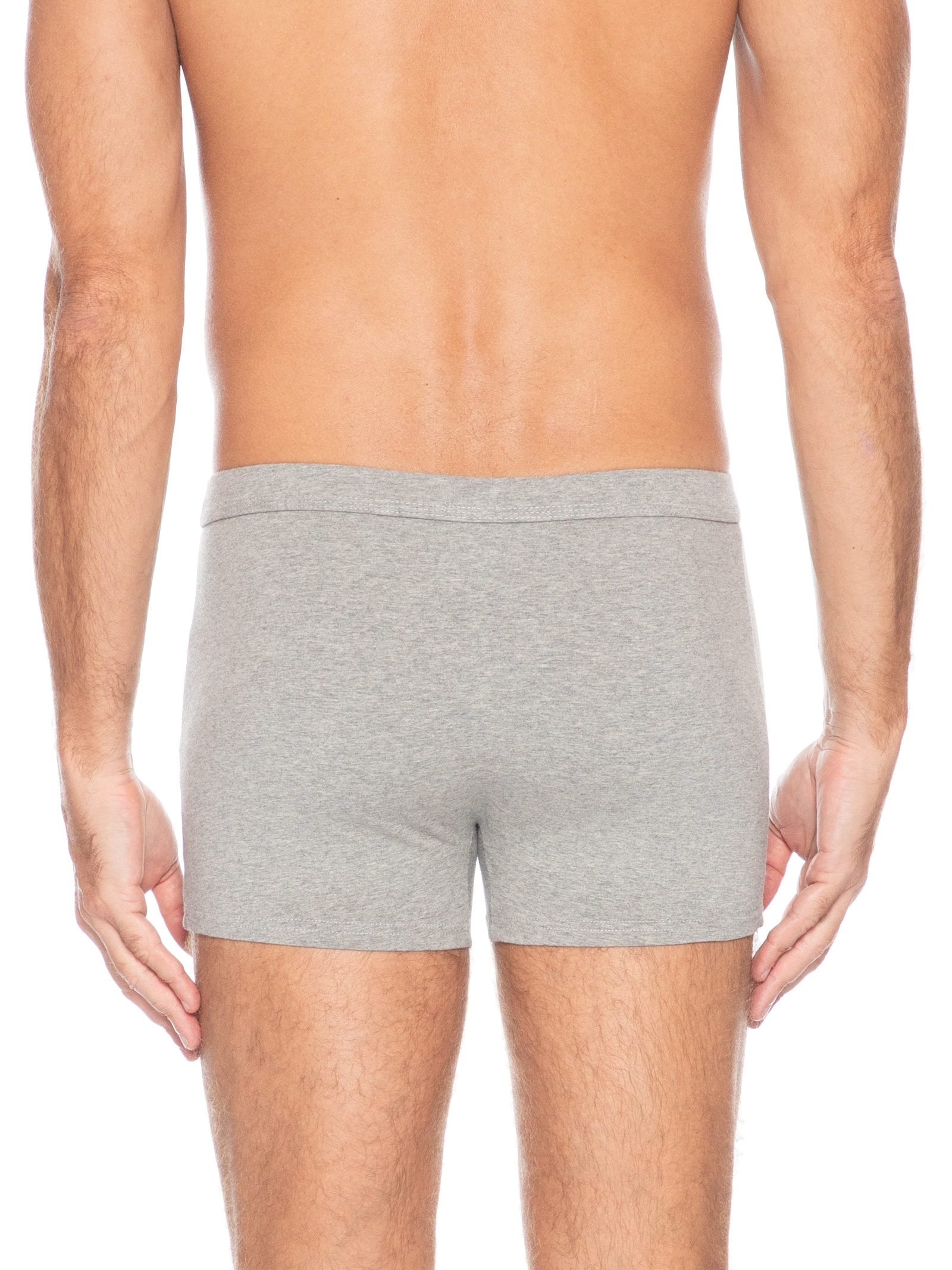 Cueca Boxer Algodão Cinza Basiq Men