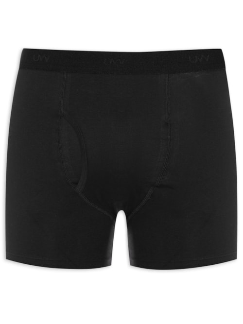 Cueca Boxer Algodão Egípcio – Preto