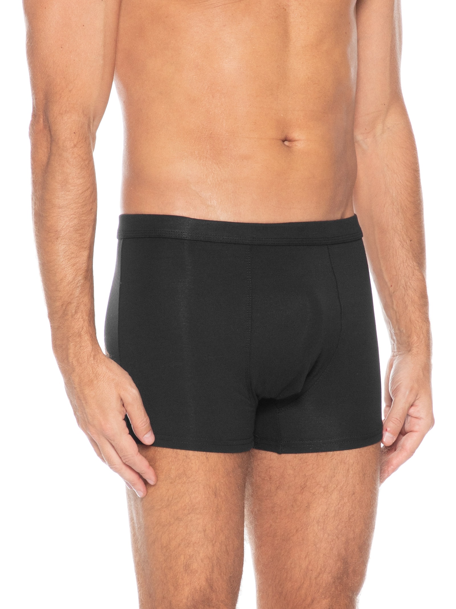 Cueca Boxer Algodão Preto Basiq Men