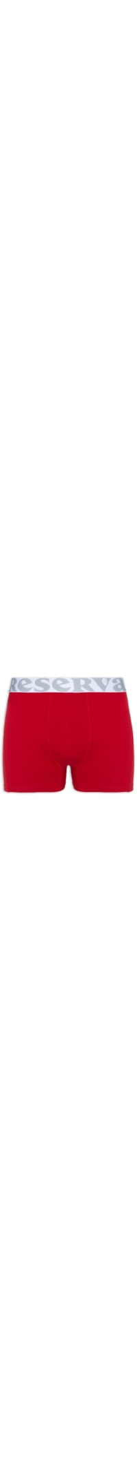 Cueca Boxer Básica Natal - Vermelho