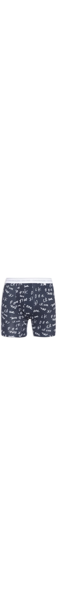 Cueca Boxer Ck One Print Marker Logo - Azul