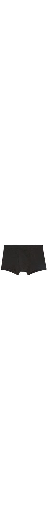 Cueca Boxer Com Estampa De Microbolinhas Em Algodão Supima Natural Fresh - Preto