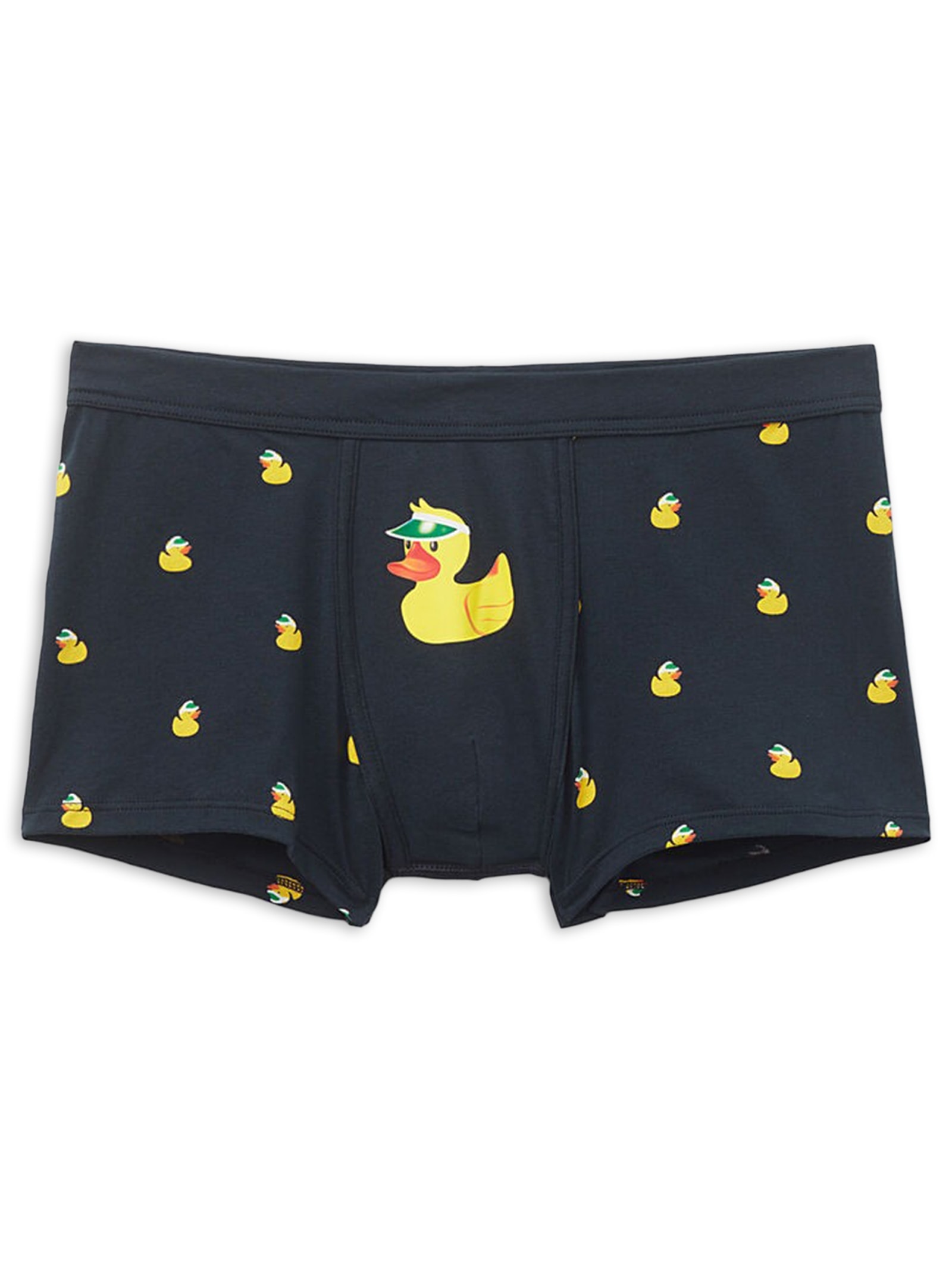Cueca Boxer Com Estampa De Patinhos Em Algodão Natural Fresh Azul Intimissimi
