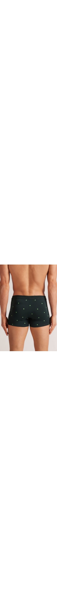 Cueca Boxer Com Estampa De Trevos Em Algodão Supima - Verde