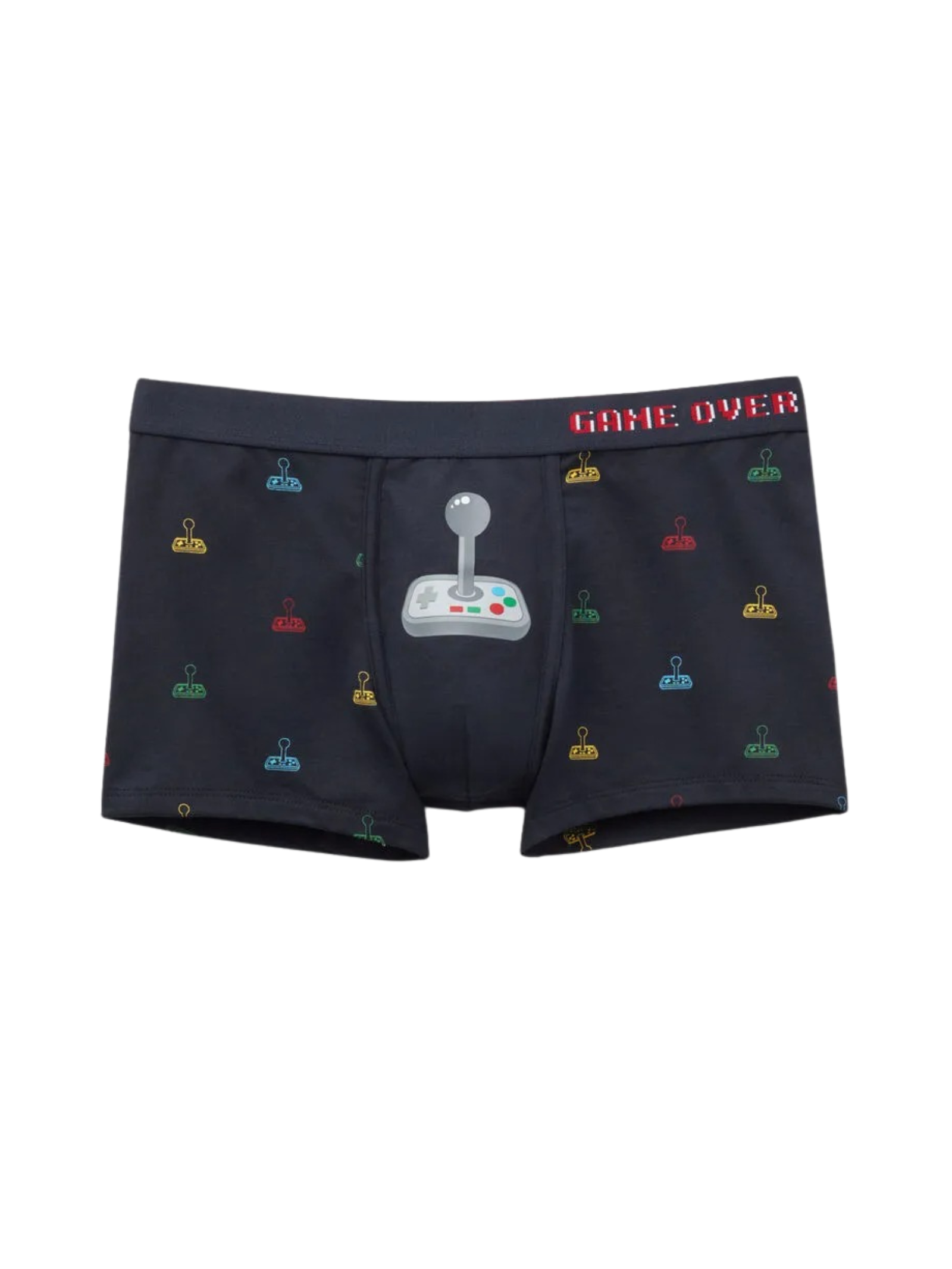 Cueca Boxer Com Estampa Joystick Em Algodão Supima Azul Intimissimi