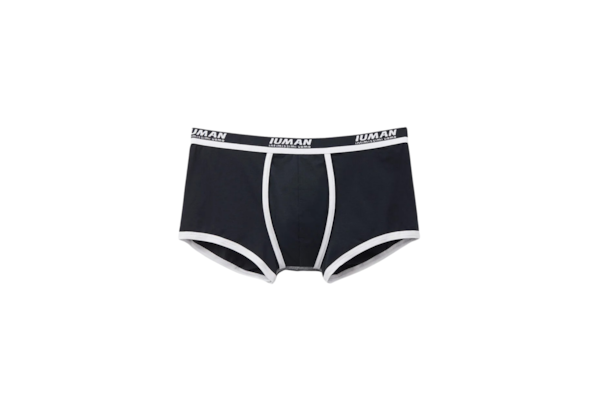 Cueca Boxer Com Logotipo Em Algodão Supima - Azul