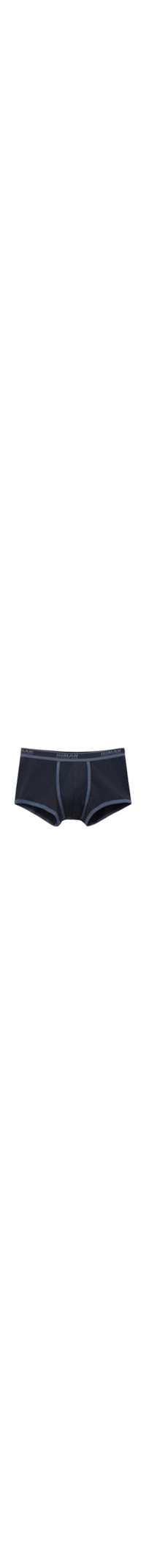 Cueca Boxer Com Logotipo Em Algodão Supima - Azul