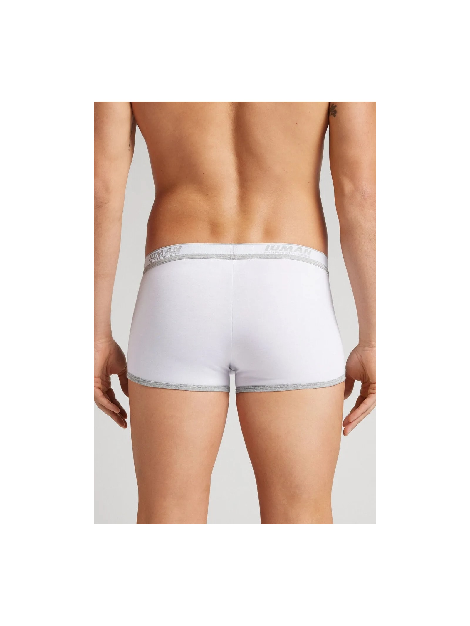 Cueca Boxer Com Logotipo Em Algodão Supima Branco Intimissimi