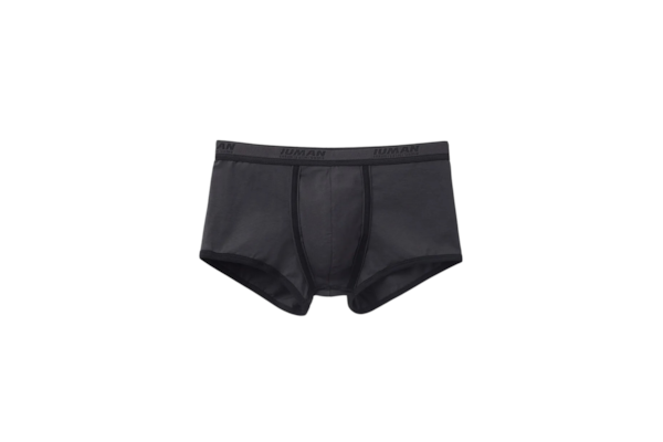 Cueca Boxer Com Logotipo Em Algodão Supima - Preto