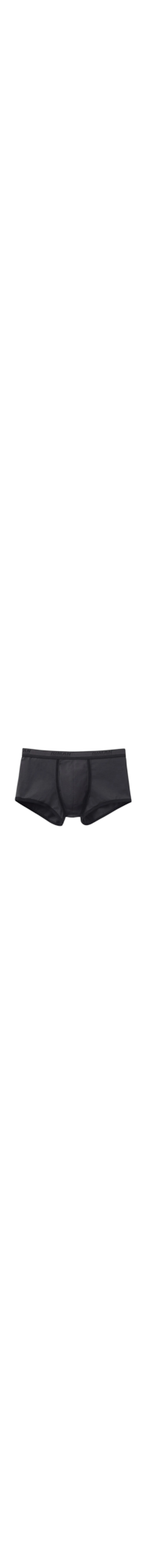 Cueca Boxer Com Logotipo Em Algodão Supima - Preto