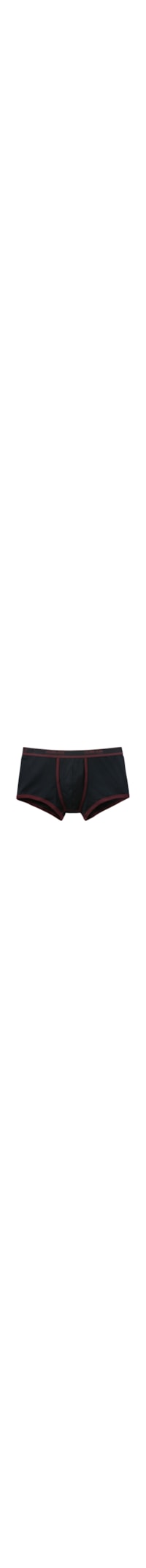 Cueca Boxer Com Logotipo Em Algodão Supima - Preto