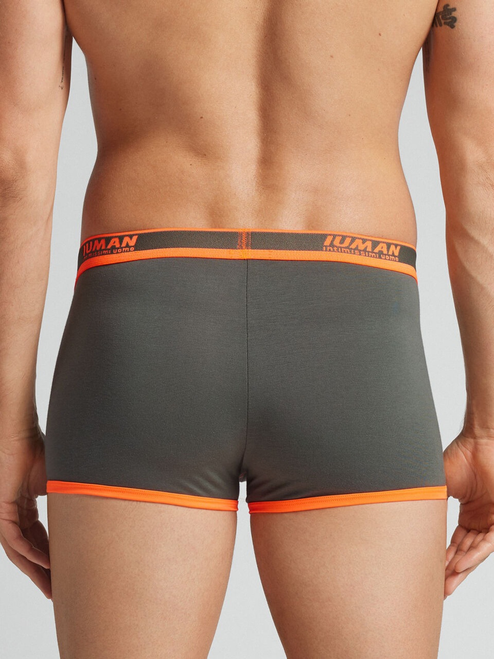 Cueca Boxer Com Logotipo Em Algodão Supima Verde Intimissimi