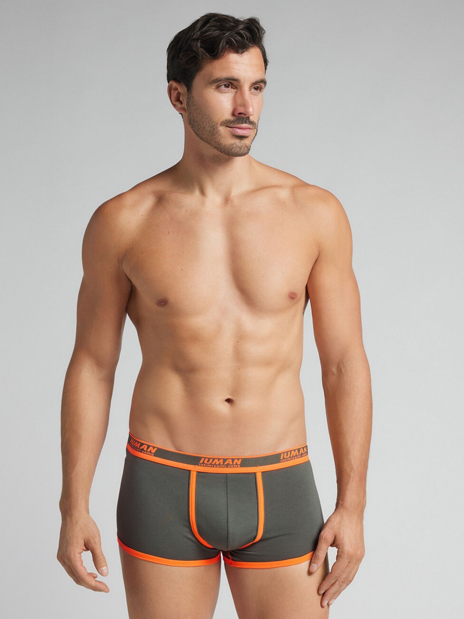 Cueca Boxer Com Logotipo Em Algodão Supima Verde Intimissimi