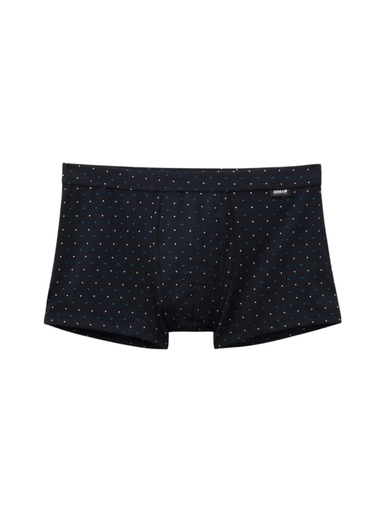 Cueca Boxer Com Padrão Geométrico Em Algodão Supima Azul Intimissimi
