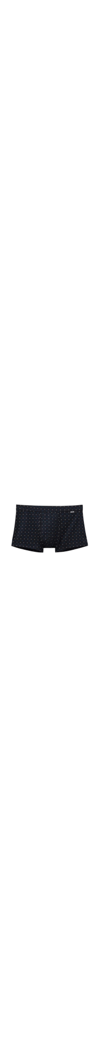 Cueca Boxer Com Padrão Geométrico Em Algodão Supima - Azul