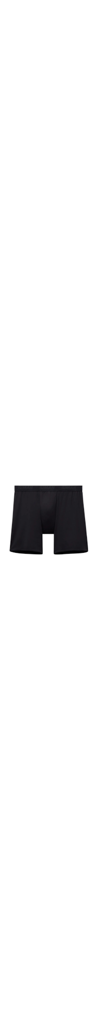 Cueca Boxer Comprida Em Microfibra - Preto