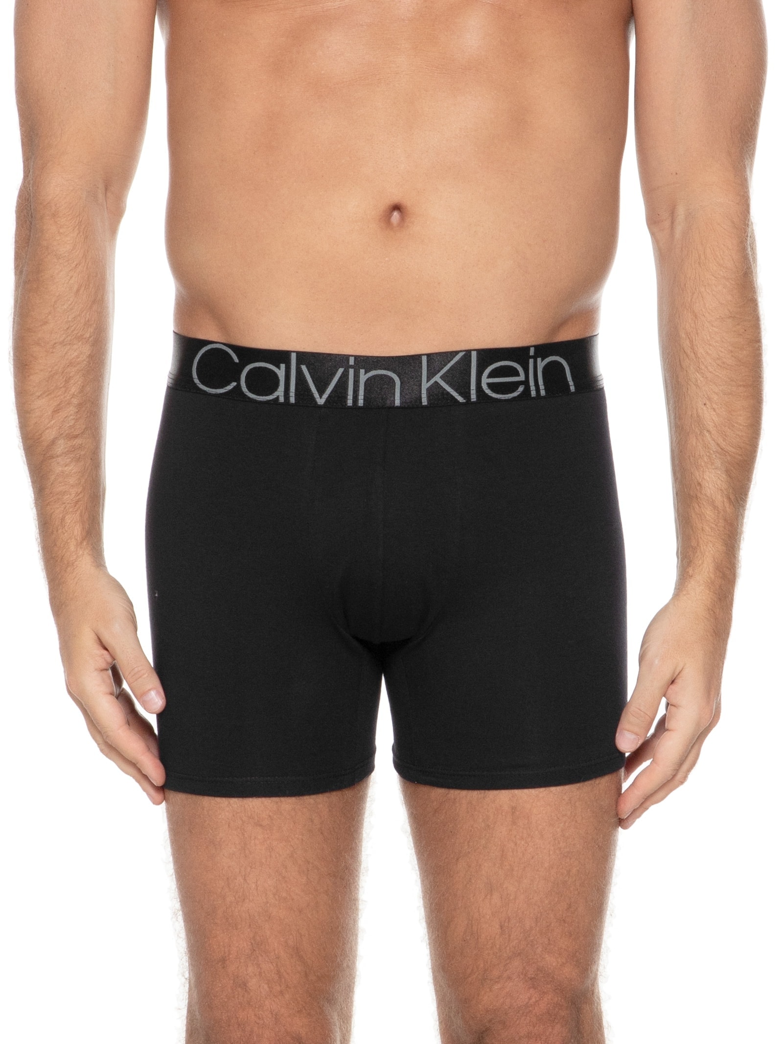 Cueca Boxer Cotton Icon Preto Calvin Klein Underwear