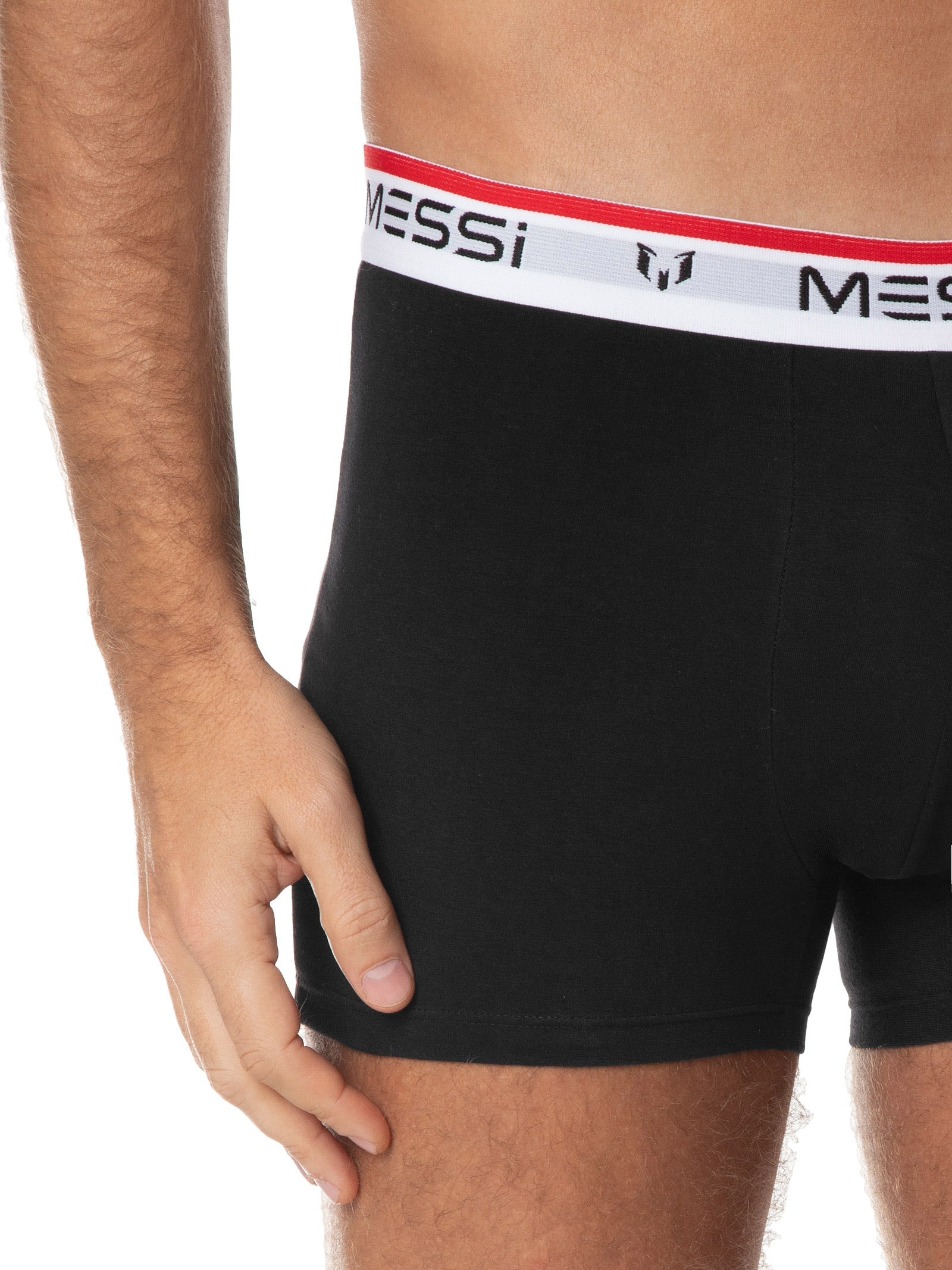 Cueca Boxer Cotton Preto Casa Das Cuecas