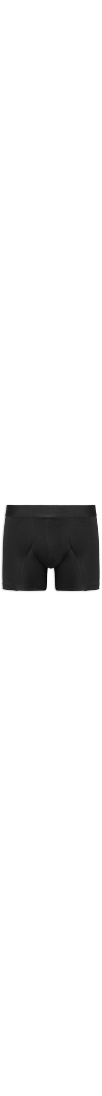 Cueca Boxer Elástico Pima - Preto