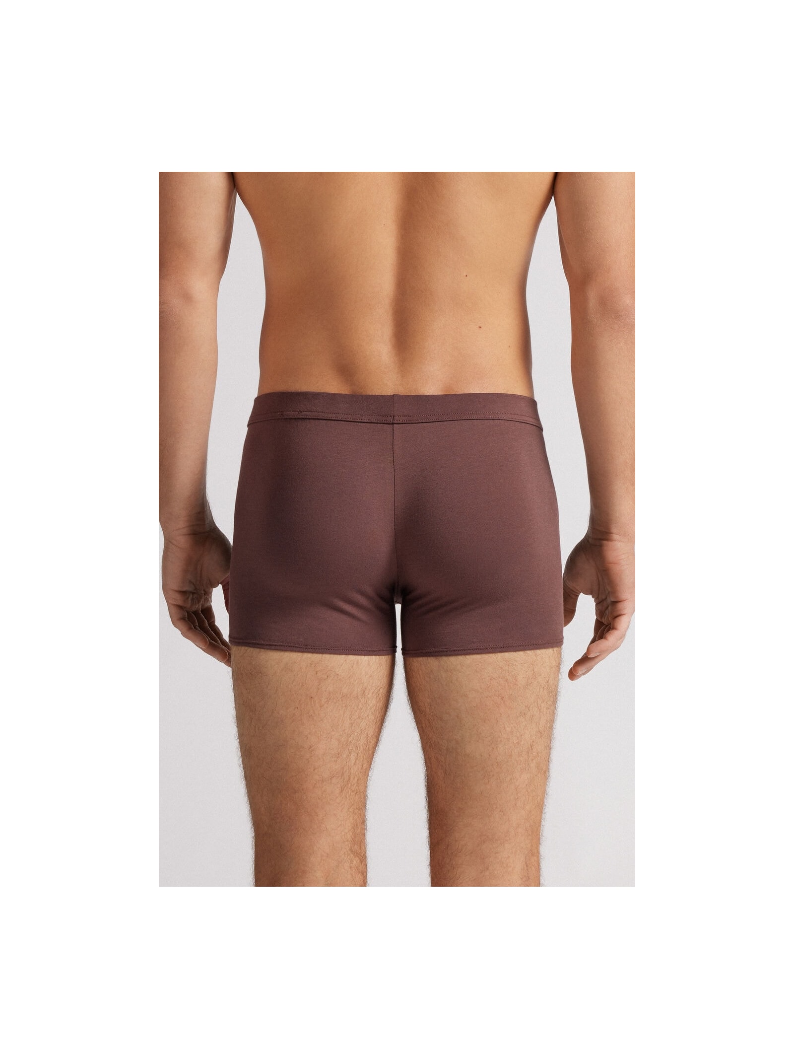 Cueca Boxer Em Algodão Natural Fresh Marrom Intimissimi