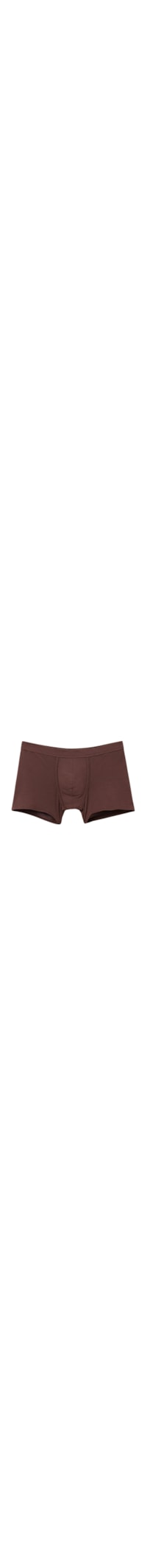 Cueca Boxer Em Algodão Natural Fresh - Marrom